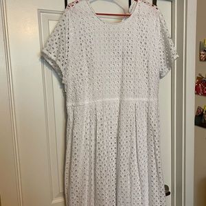 cute, lacy dress! perfect for bridal shower🤍